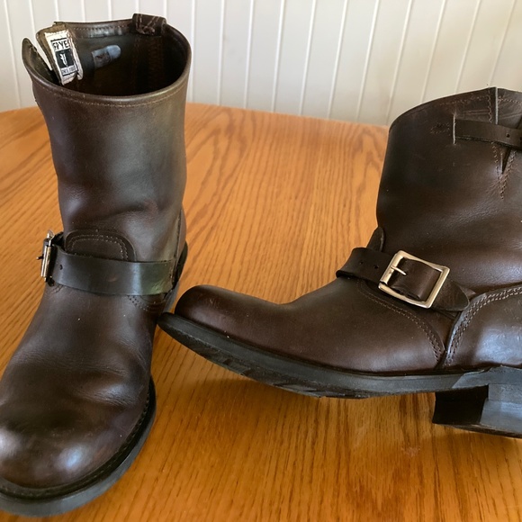 Frye Boots low rise Engineering style - Picture 2 of 11